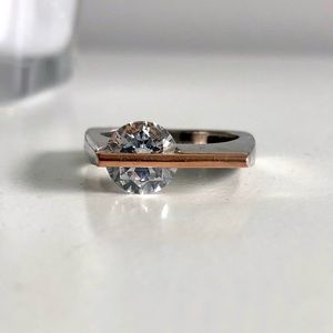 2 Carat Cubic Zirconia Silver Ring 💍